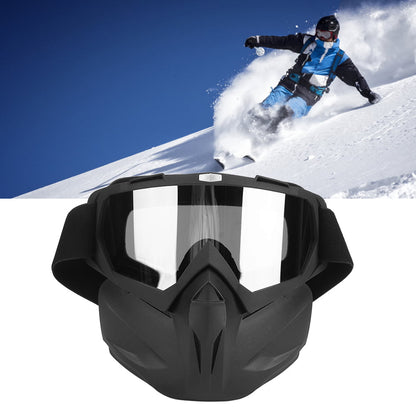 Ski Goggles with Storage Box Anti-Fog Windproof