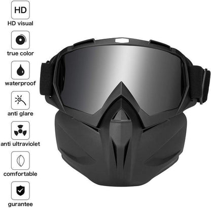 Ski Goggles with Storage Box Anti-Fog Windproof