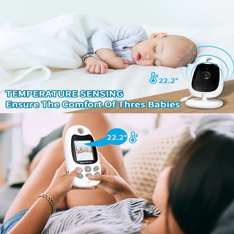 Wireless Baby Monitor Video Audio Night Vision Two-Way Communication