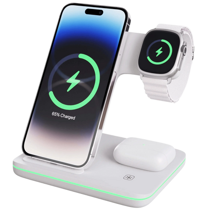 Wireless Charging Dock Station for iPhone and Apple Watch