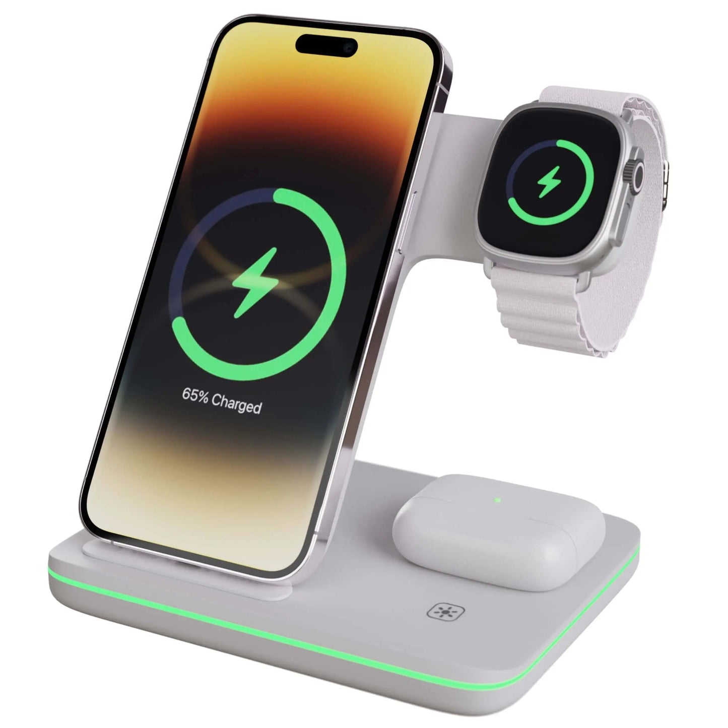 Wireless Charging Dock Station for iPhone and Apple Watch