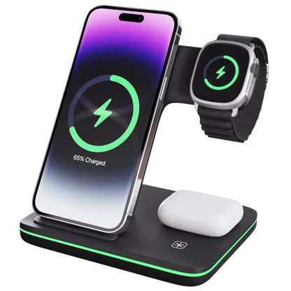 Wireless Charging Dock Station for iPhone and Apple Watch