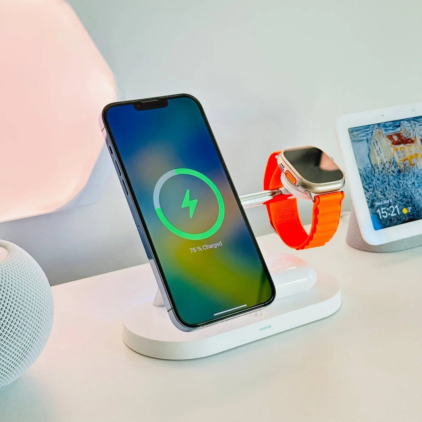 Wireless Charging Station Fast Charge Pad for Multiple Devices