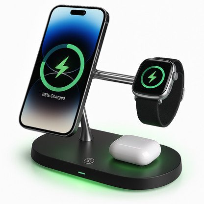 Wireless Charging Station Fast Charge Pad for Multiple Devices