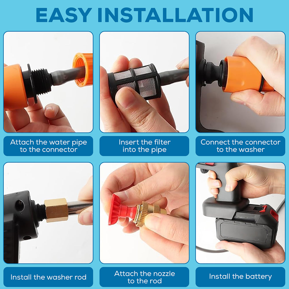 Wireless Car Washer High Pressure