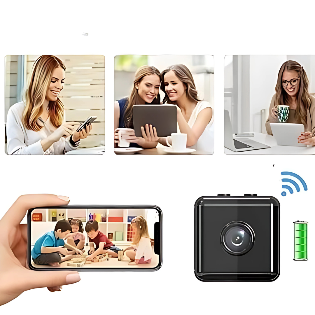 Wireless Indoor Security Camera 1080p Surveillance System